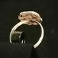 MARCASITE ROSE RING SIZE R In 925 sterling silver