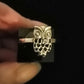 OWL RING SIZE P In 925 sterling silver