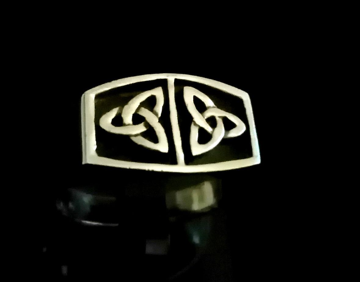 CELTIC RING SIZE N In 925 sterling silver