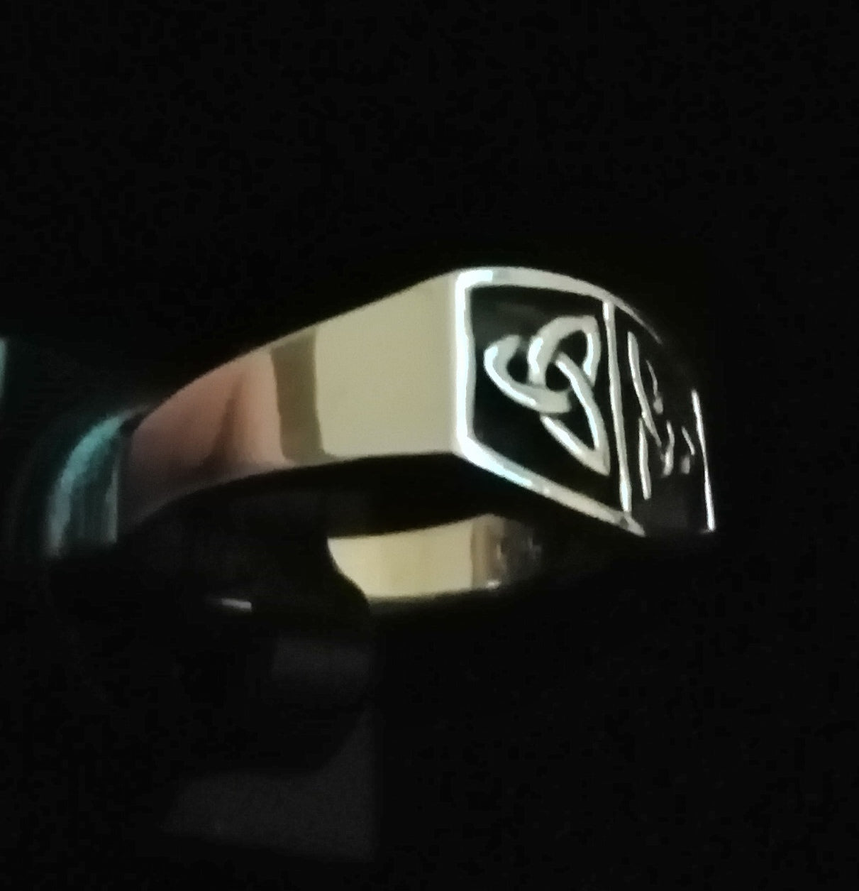 CELTIC RING SIZE N In 925 sterling silver