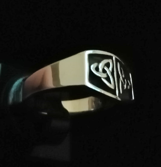 CELTIC RING SIZE N In 925 sterling silver