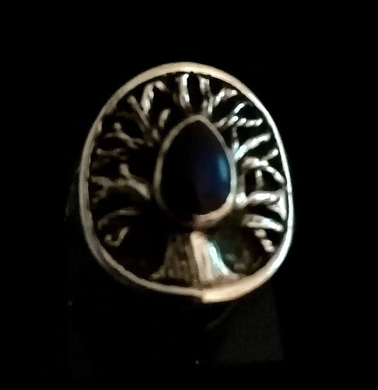 TREE OF LIFE RING SIZE N In 925 steling silver