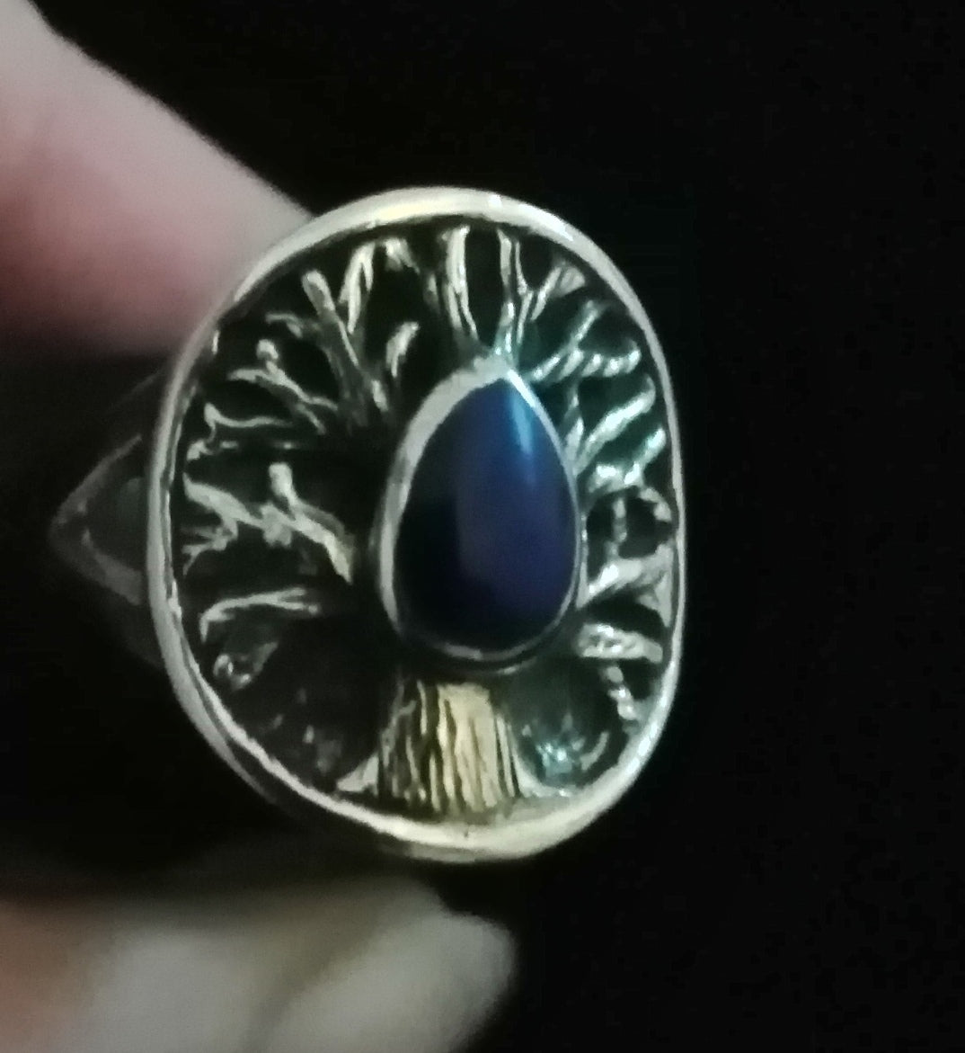 TREE OF LIFE RING SIZE N In 925 steling silver