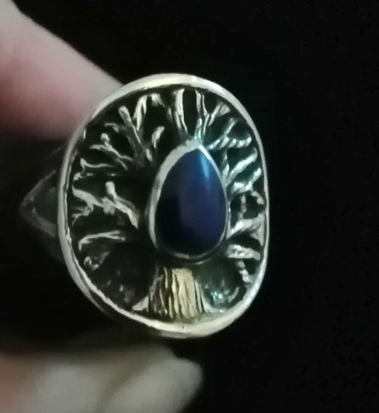 TREE OF LIFE RING SIZE N In 925 steling silver