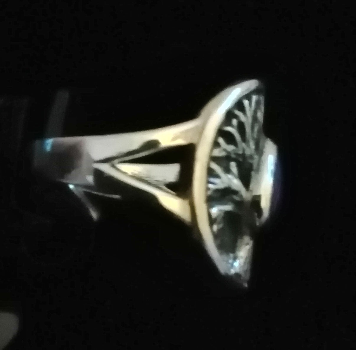 TREE OF LIFE RING SIZE N In 925 steling silver