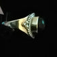 BLACK ONYX SIZE N1/2 In 925 sterling silver