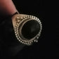 BLACK ONYX SIZE N1/2 In 925 sterling silver