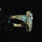 OWL RING STUNNING SIZE N1/2 In 925 sterling silver