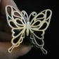 LIFE SIZE BIG BUTTERFLY RING SIZE N1/2 In 925 sterling silver