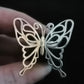 LIFE SIZE BIG BUTTERFLY RING SIZE N1/2 In 925 sterling silver