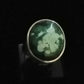 TURQUOISE RING SIZE J In 925 sterling silver