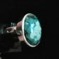 TURQUOISE RING SIZE J In 925 sterling silver
