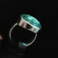 TURQUOISE RING SIZE J In 925 sterling silver