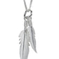 Lucky double feather Necklace