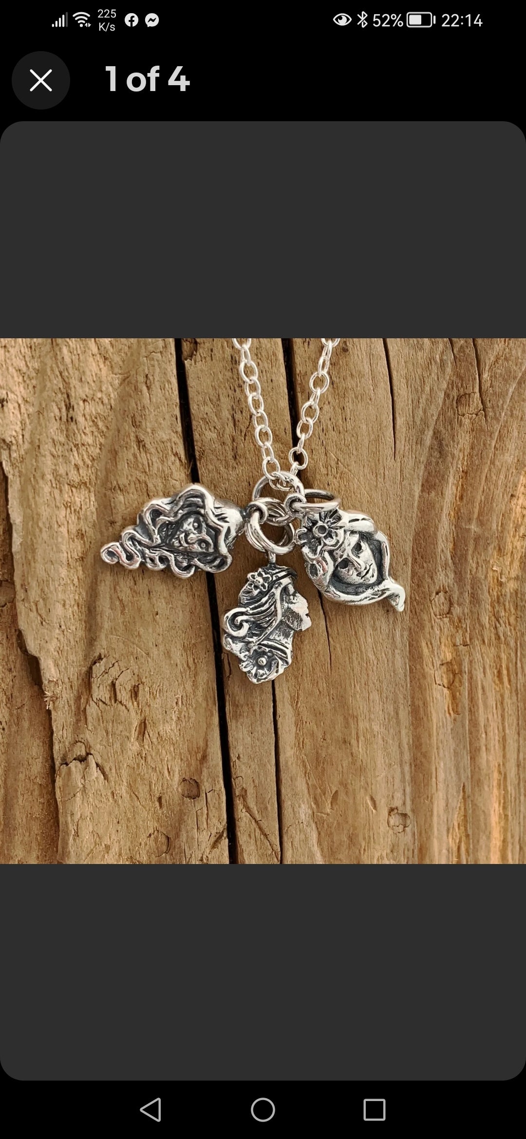 Mother .. Maidon .. Crone Necklace